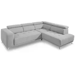 SOMETA Ecksofa Cancun Stoff Grau