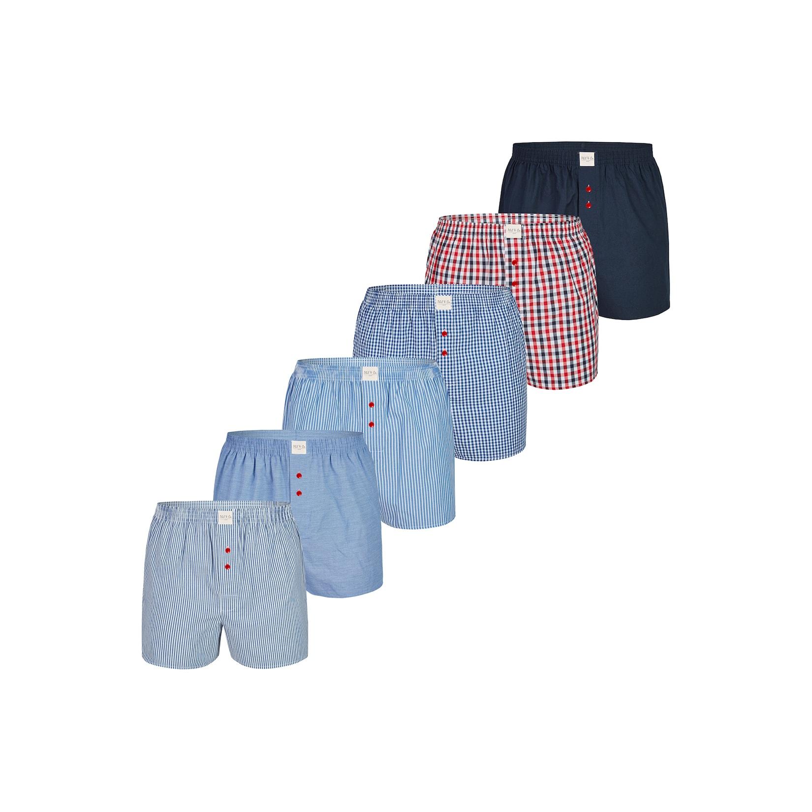 Phil & Co. Berlin Herren Boxer Classic Sets 6er Pack