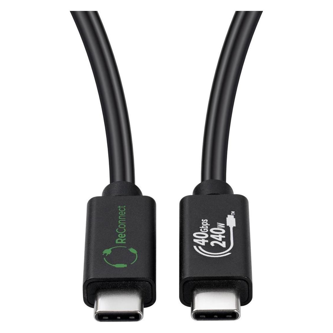 MicroConnect ReConnect USB4 Gen 3x2 cable (1 m) (ECO-USB4CC1)