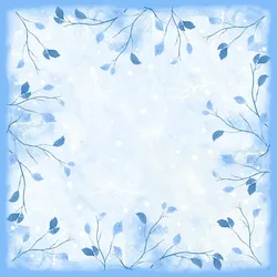Duni Dunicel® Mitteldecken 84 x 84 cm Frosted Winter, 100 Stk/Krt (5 x 20 Stk)