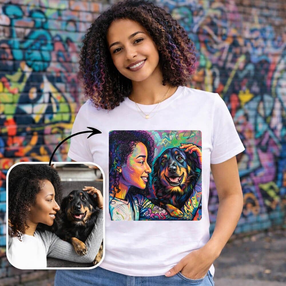 Ocadeau Tee-shirt femme street art