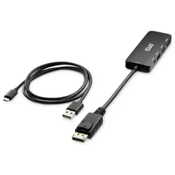 CLUB3D DisplayPort™ to Triple HDMI™ 8K60Hz Hub