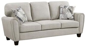 Fremont & Park "Ravenna 85"" Chenille Living Room Sofa with Decor Pillows"