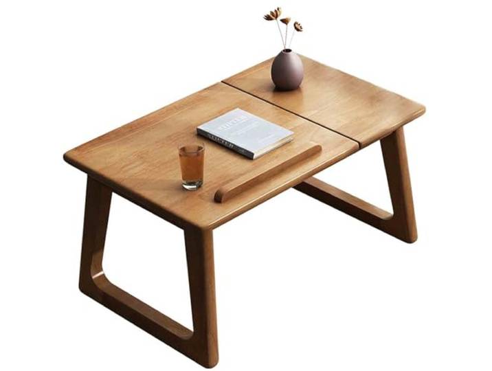 Massivholz multifunktionaler Tatami Couchtisch klappbar kleiner niedriger Tisch japanisch einfach kleiner Couchtisch Balkon kleiner niedriger Tisch Fenster kleiner niedriger Tisch Teestube kleiner nie