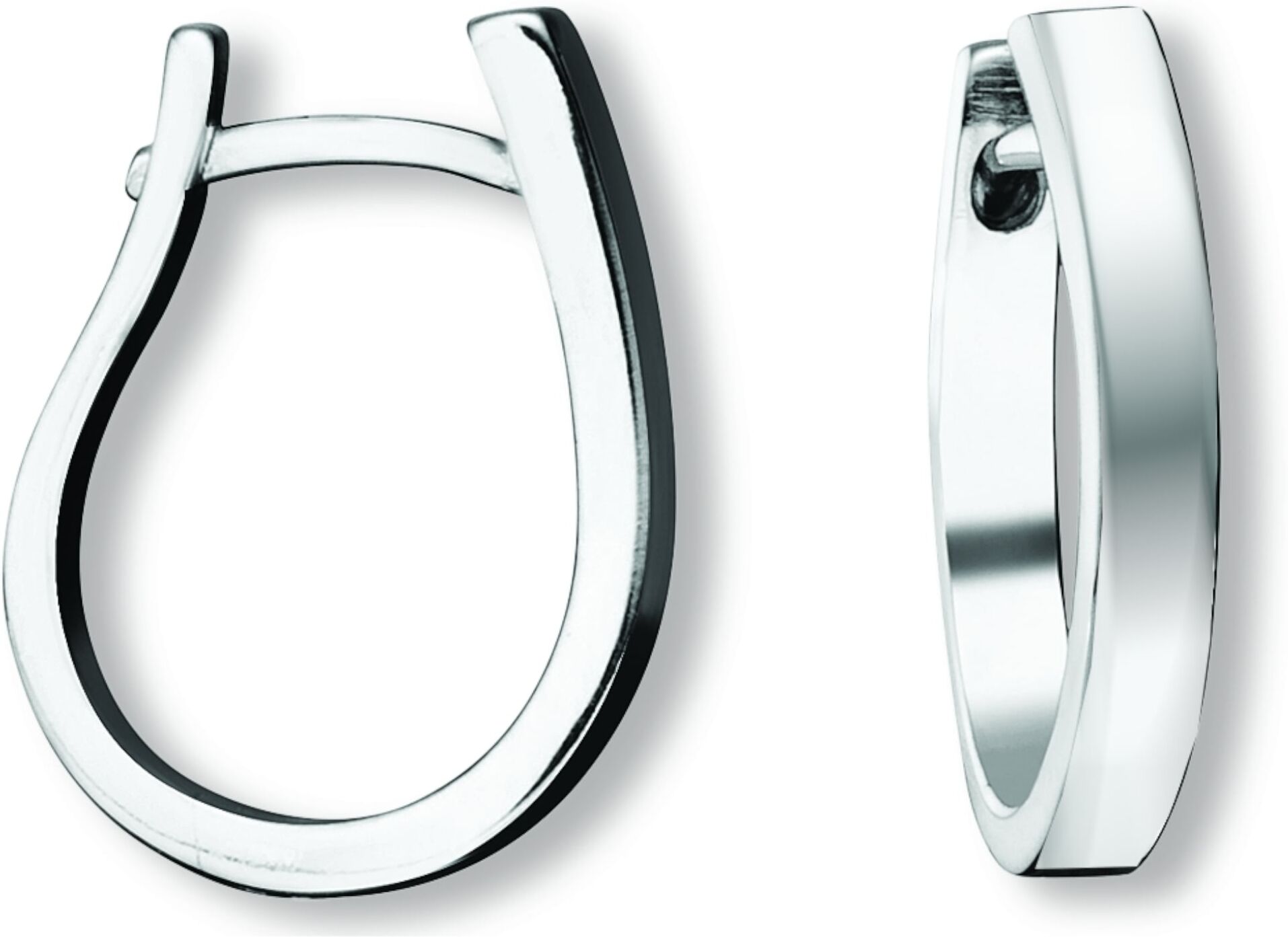 Paar Creolen ONE ELEMENT "Ohrringe Creolen aus 925 Silber Ohrringe Creolen aus 925 Silber", silber, Ohrringe, Damen, Damen, Silber 925 (Sterlingsilber), Sanfte Linie – unaufdringlich und geschmackvoll
