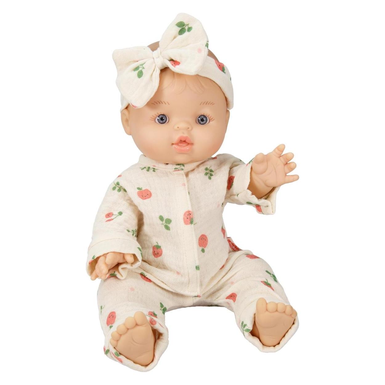 Heless Mädchen-Babypuppe mit frechem Früchte-Strampler - 34 cm (76446038)