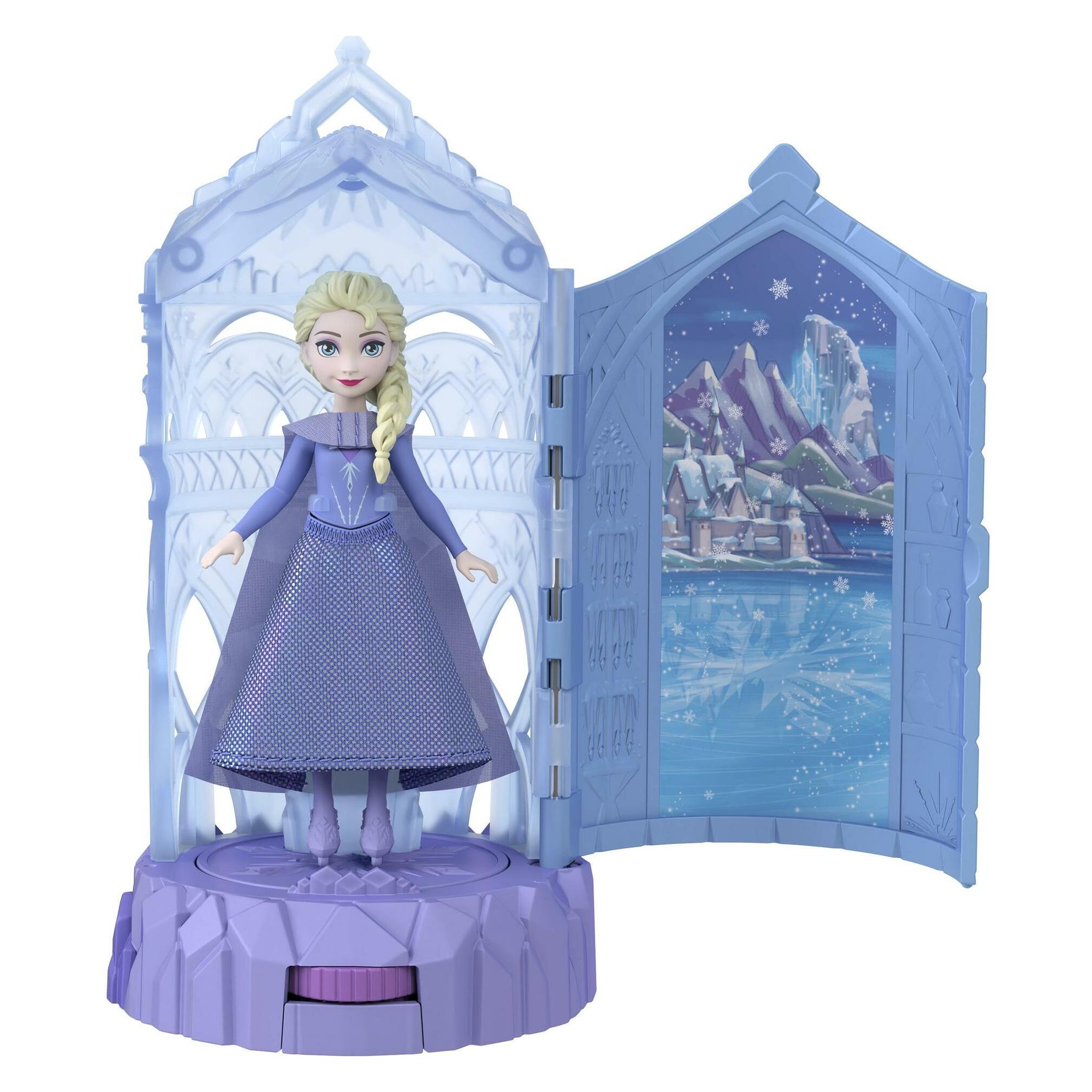 Disney Interactive Studios Disney Die Eiskönigin Kleine Puppen Ice Castle Spin Surprise Reveal (JCR90)