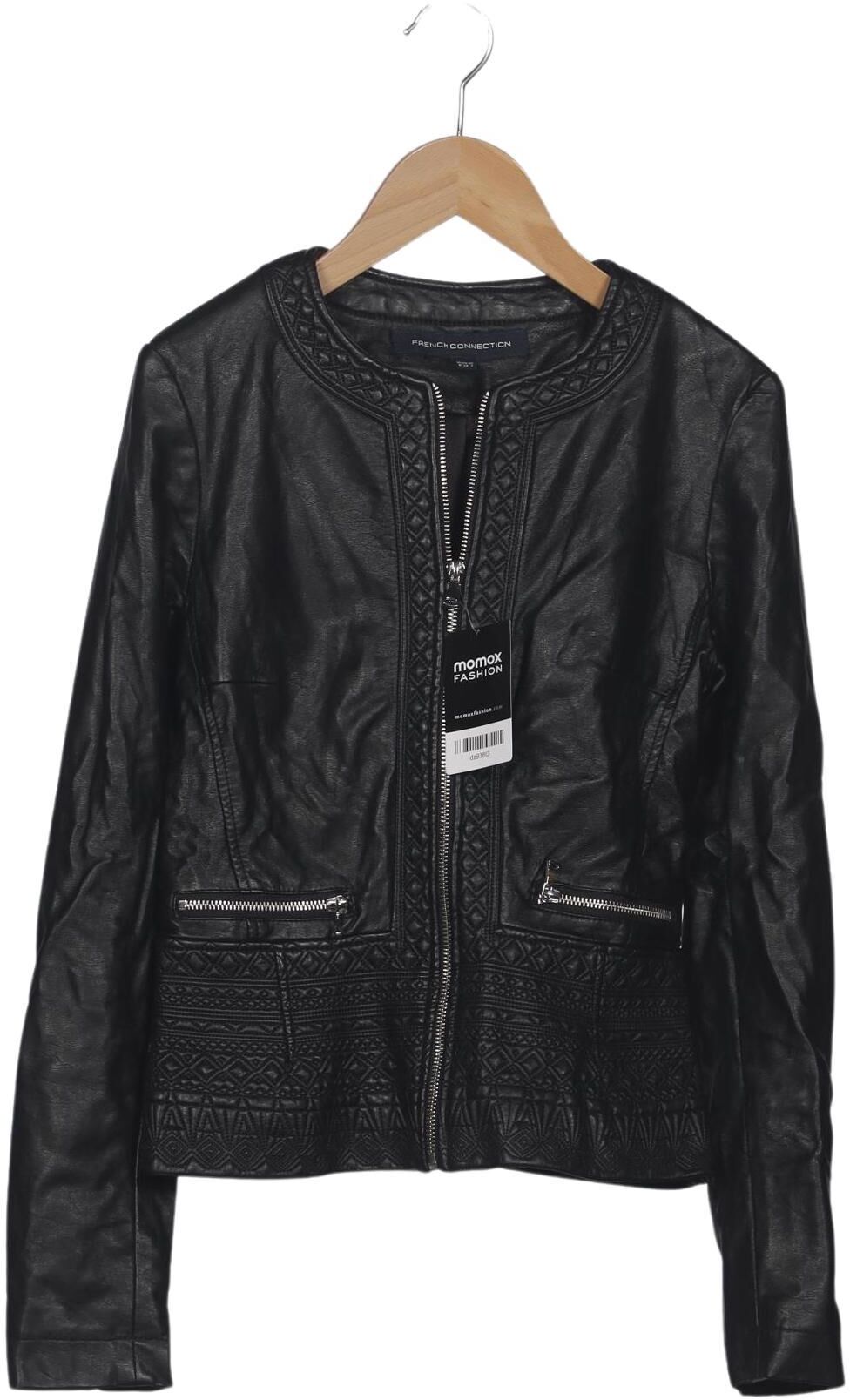 French Connection Damen Jacke, Schwarz, Gr. XS (UK 6), kein / Etikett - Second Hand