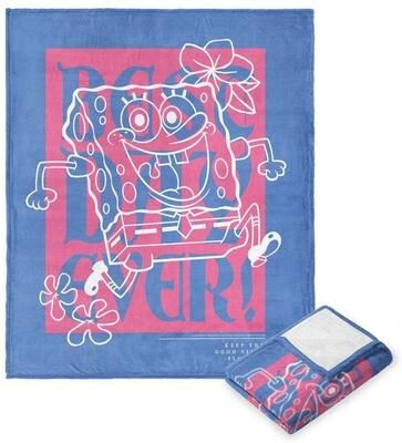 Northwest Nickelodeon Spongebob Squarepants Silk Touch Throw Blanket