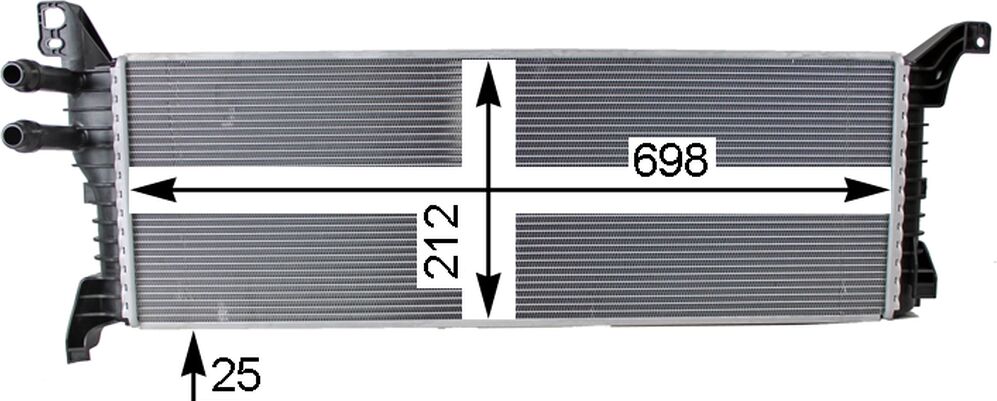 Mahle Niedertemperaturkühler, Ladeluftkühler Behr Hella Service *** Premium Line Cir9000p Für Cupra