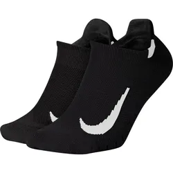 2er Pack NIKE Multiplier No-Show Laufsocken black/white 46-50