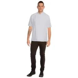Chef Works® Kochjacke CANNES, Knöpfe, Cool VentTM, Weiß, Größe XL