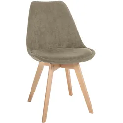 CLP Stuhl Linares Cord   Farbe: taupe, Material: Cord