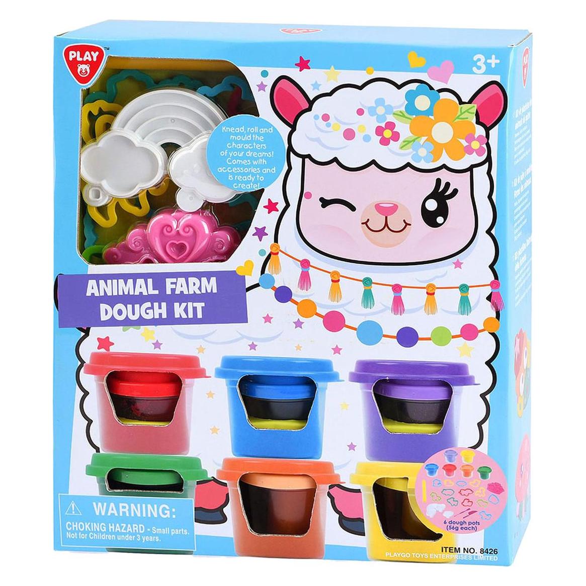 Play Farm Animals Ton-Set, 6 Tontöpfe (49619561)