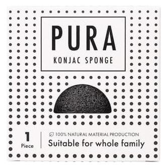 Sister Young Pura Konjac Sponge Black Facial Cleansing Sponge (7 ml) (61232695)
