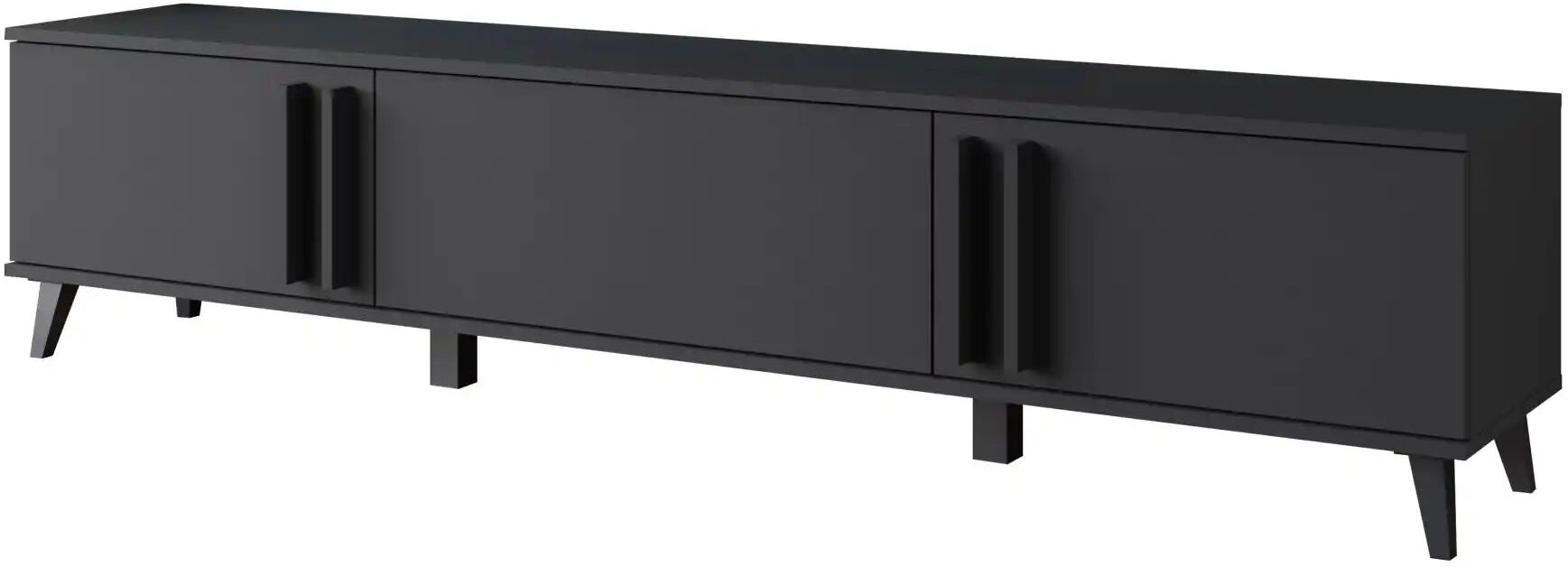 Höffner Lowboard  Helsinki ¦ schwarz ¦ Maße (cm): B: 180 H: 40
