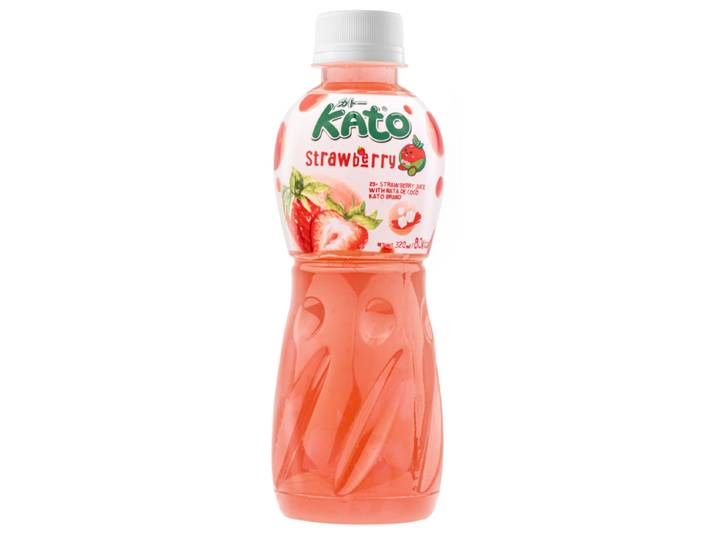 KATO Boisson Fraise avec Nata De Coco 320 ml