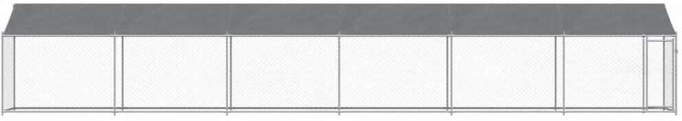 Archie & Oscar Alexy 200cm H Metal Yard Kennel White 200cm H x 1200cm W x 200cm D