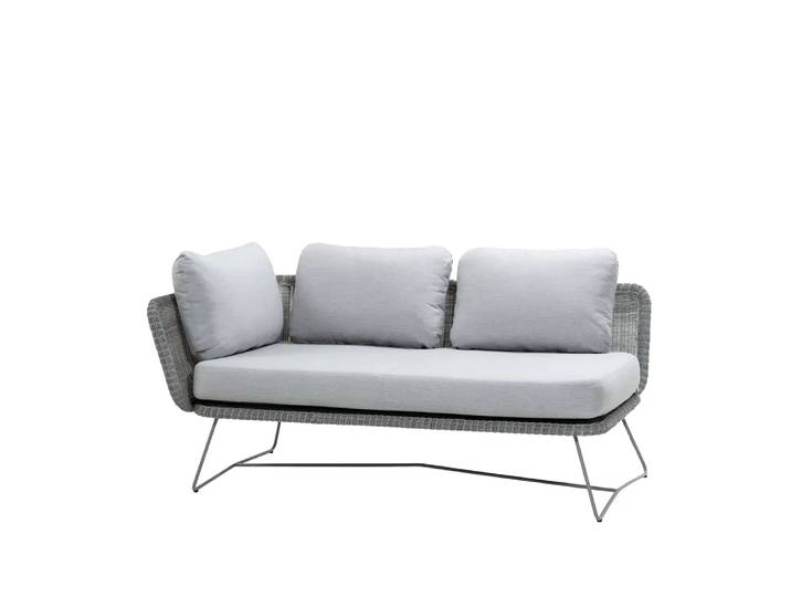 Cane-line Canapé modulaire Horizon Cane-Line Natté Light grey, droite