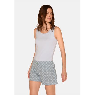 Pyjama CCDK COPENHAGEN "CCDK Copenhagen Kimmy Shorts", Damen, Gr. M, grau, 100% Baumwolle (Bio), Homewear-Sets Pyjama