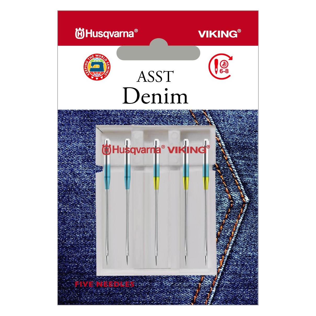 Husqvarna Denimnadel, Sortiment, 5 Nadeln (41803199)