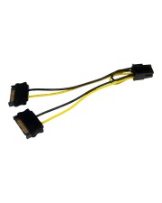 StarTech.com SATA Strom auf 6 pin PCI Express Grafikkarten Stromkabel PCIe Y-Kabel Adapter Leistung M bis PCI-Express-Stromversorgung 6-polig M 15 cm (SATPCIEXADAP)