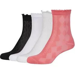 CAMANO Socken ca-soft structured, Größe 39/42 in Pink Pink
