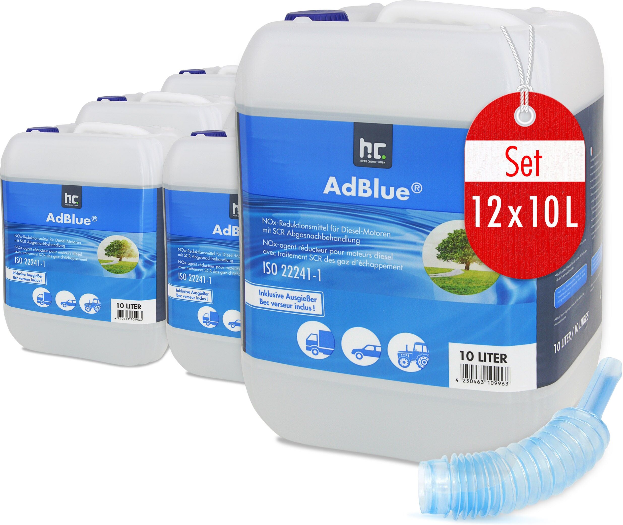 Höfer Chemie GmbH 60x 10 L de solution d'urée AdBlue®