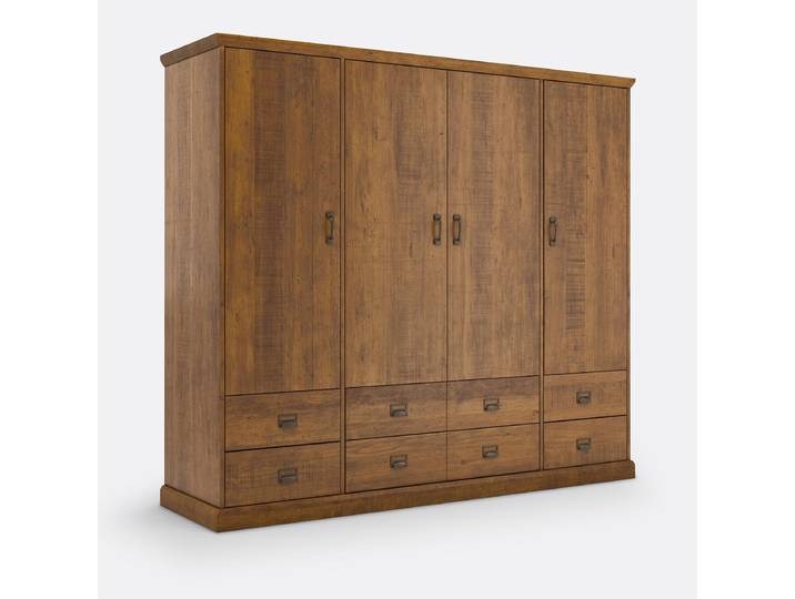 LA REDOUTE Armoire, Lindley Beige Bois foncé