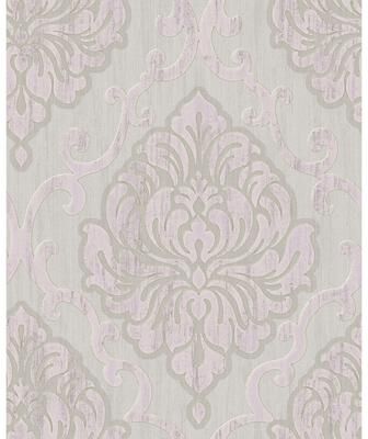 Seabrook Designs Amelia Damask Unpasted Wallpaper