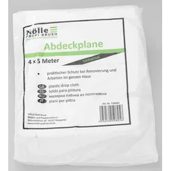 Nölle Abdeckfolie 6 mikron weiß 4,0 x 5,0 m