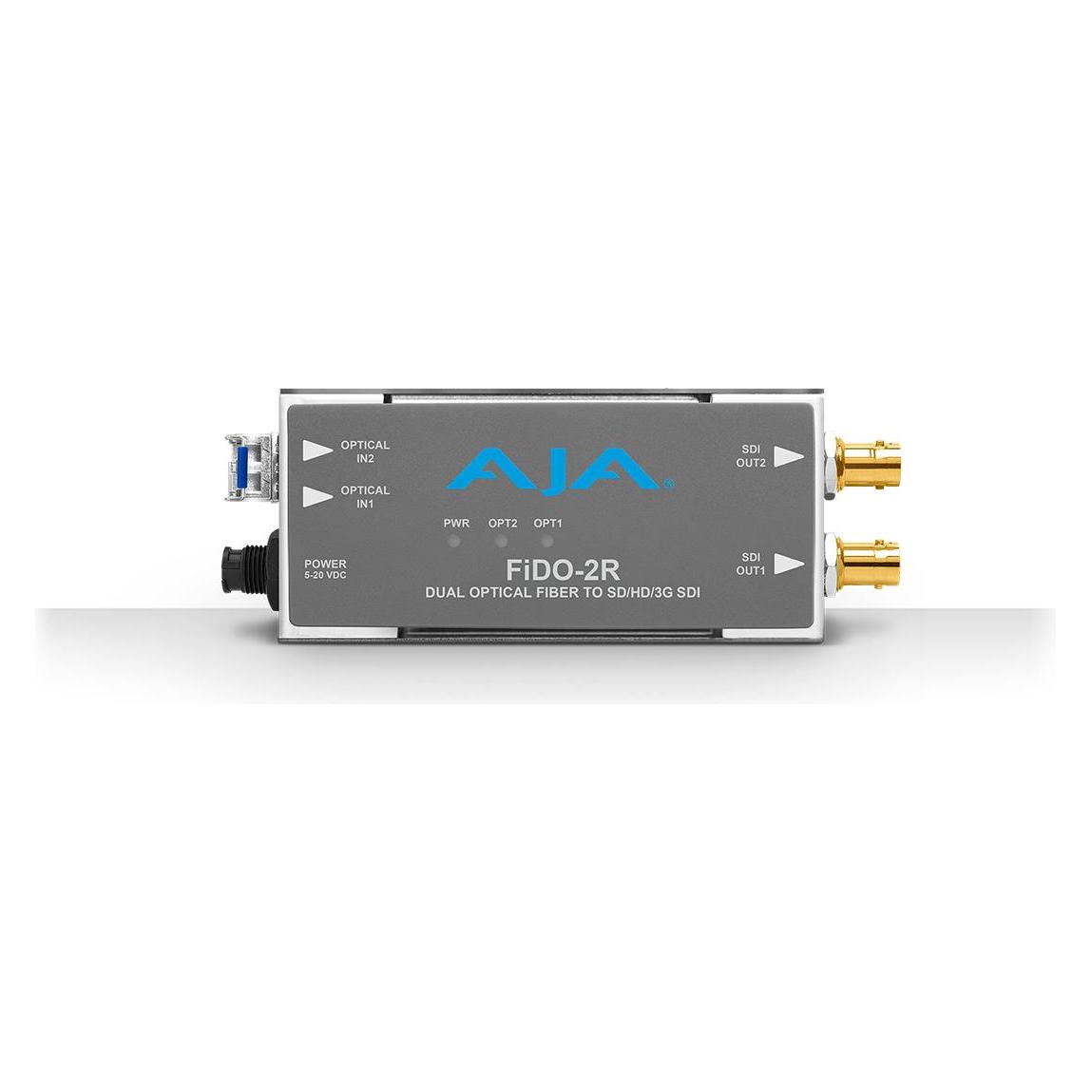 AJA FiDO-2R Dual Channel Fiber to SDI (Extender) (FiDO-2R)