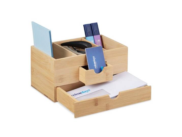 Relaxdays Bureau organizer met lades