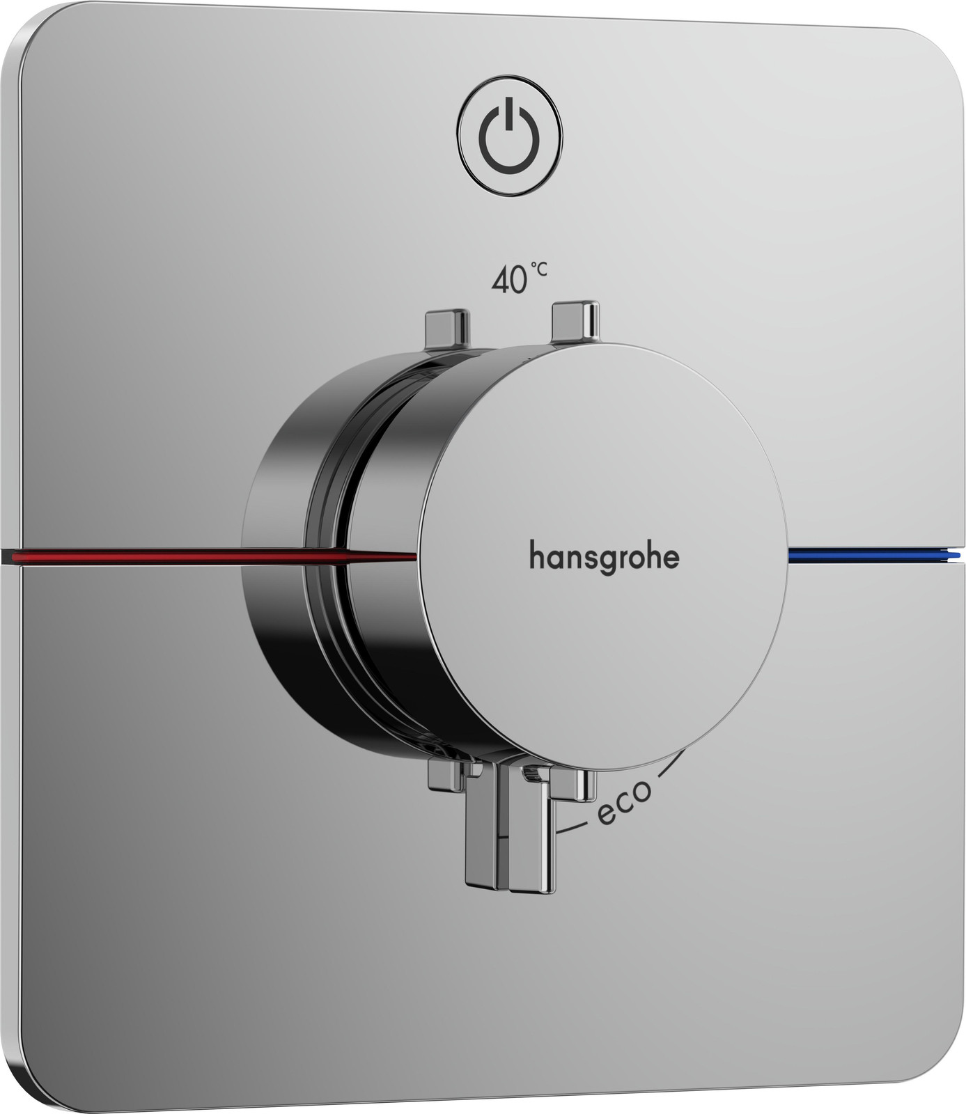 Hansgrohe FMS ShowerSelect Comfort Q-thermostaat met safety stop, UP chroom