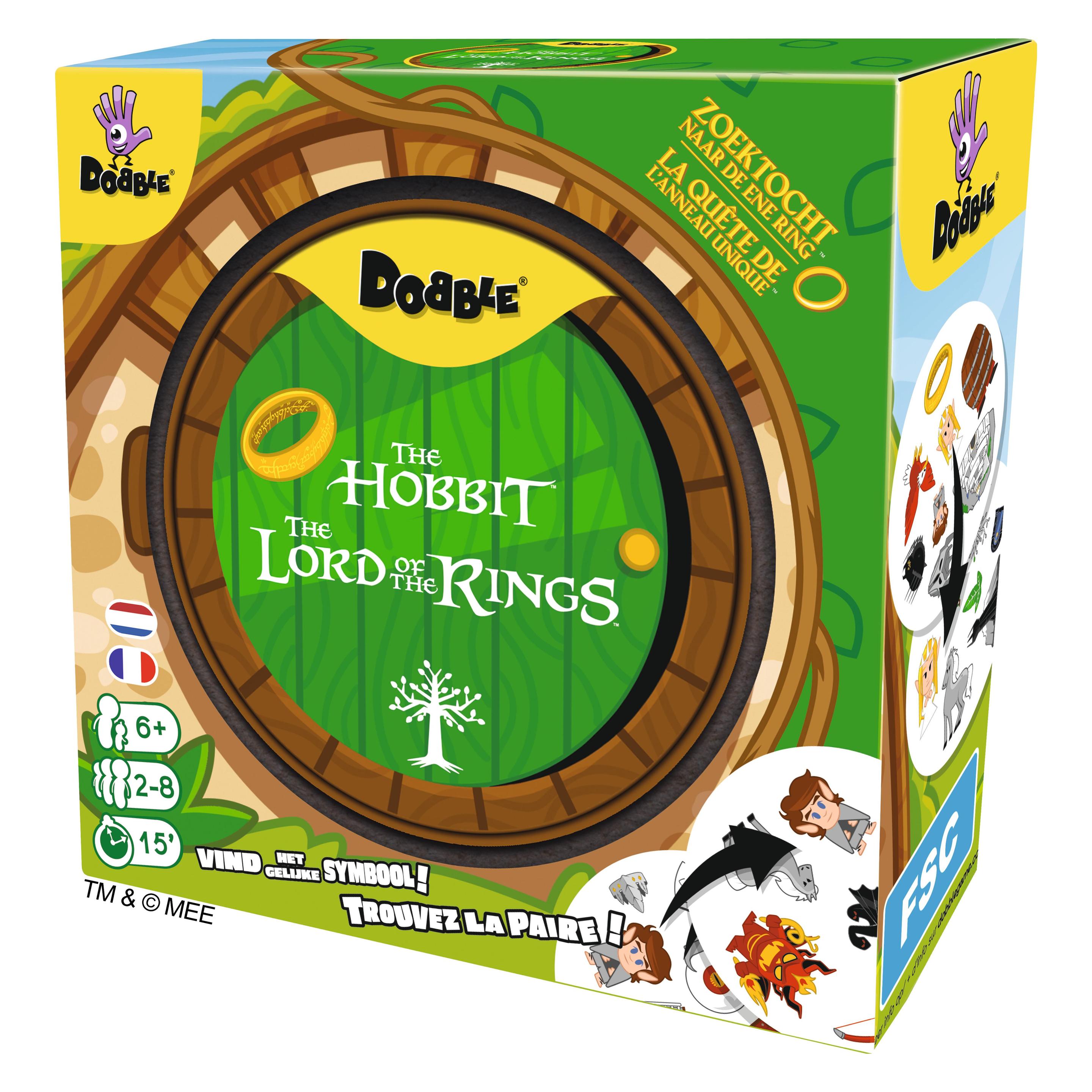 Asmodée Tischspiel Asmodee Dobble The Lord of the Rings (Französisch, Niederländisch, 2 - 8 Spieler) (ASM01-31)