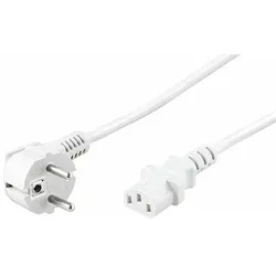 MicroConnect Stromkabel (5 m), Stromkabel, Weiss