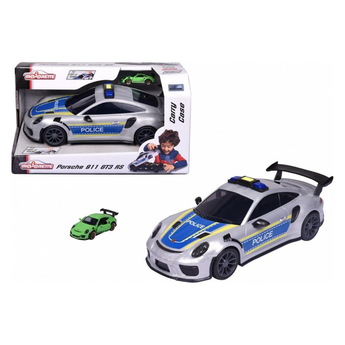 Majorette Porsche Polizei + 1 Fahrzeug (509585)