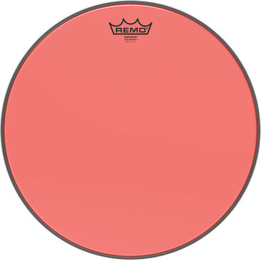 Remo "15" Emperor Colortone Red" Rot