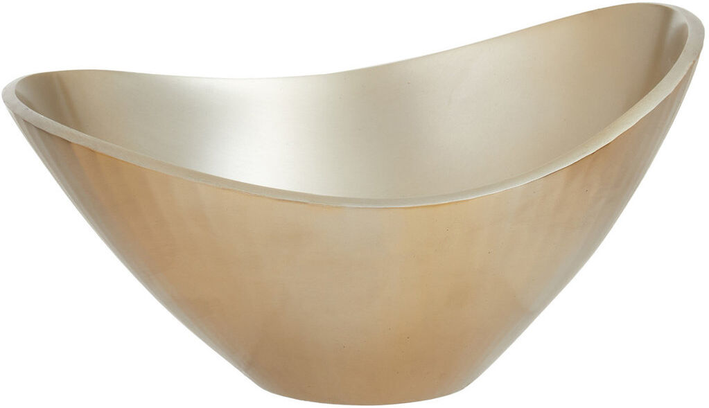 Metro Ashraff Metal Decorative Bowl 1 Gold 1