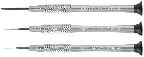 BERNSTEIN Tools for Electronics 4-360-E01 Uhrmacher-Schraubendreher-Satz 3teilig