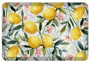 "Laural Home Lemon Joy Anti-Fatigue Kitchen Mat - 20"" x 30"""