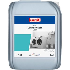 Buzil Weichspüler L830, Buz Laundry Soft, langanhaltende Frische & Weichheit, 10 Liter, 250 WL
