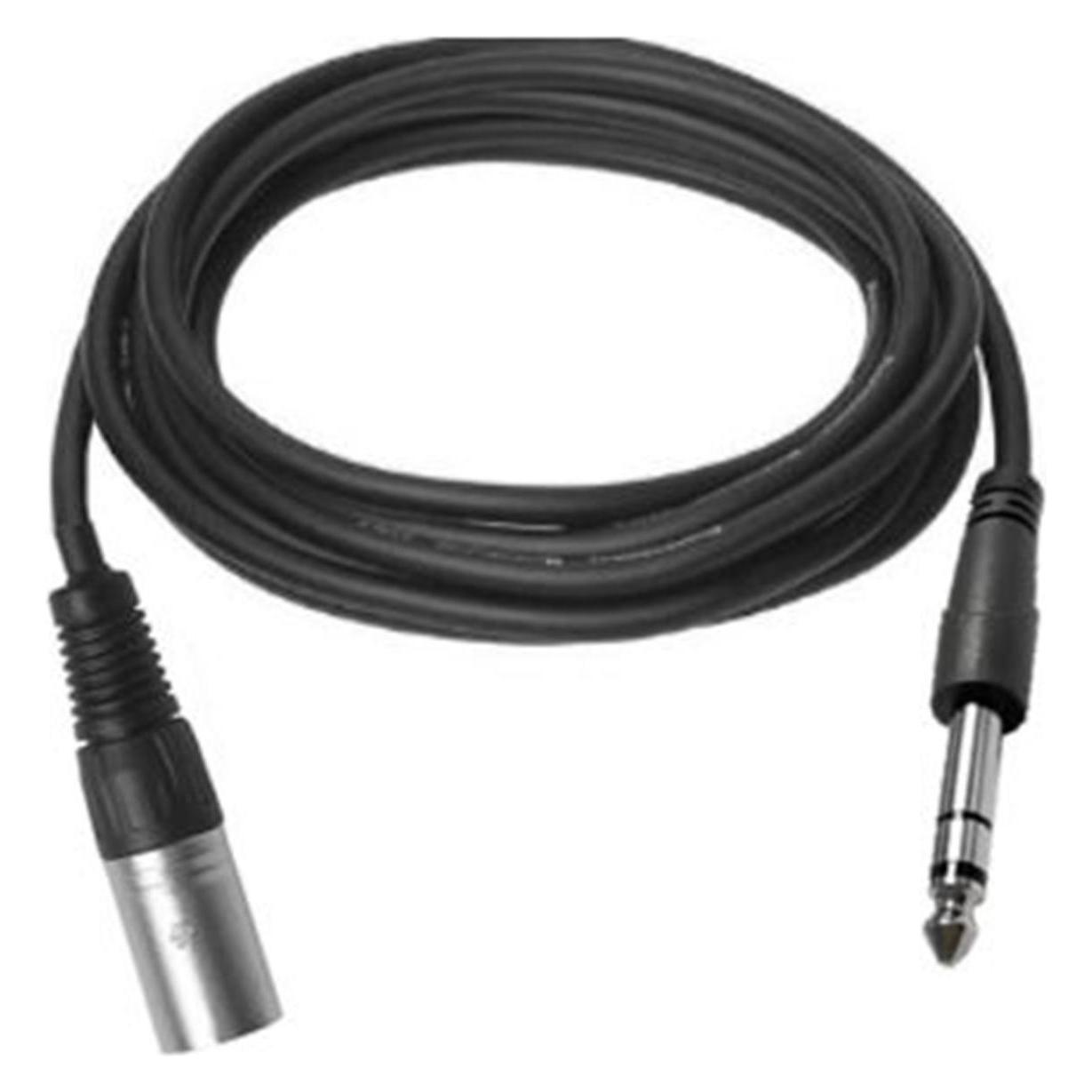 Vivolink XLR M - Stereo Jack 6.35mm (0.50 m, XLR Kabel) (PROAUDXLRJACKS0.5)