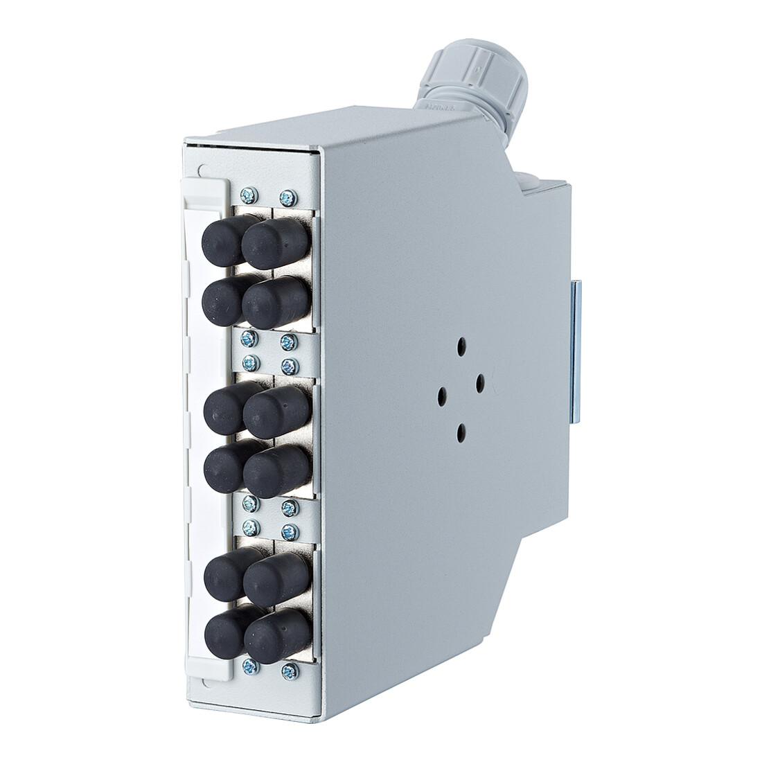 BTR NETCOM LWL-Spleißverteiler 6xSC/ST-D Adapter OpDAT REGplus 6SCSTD ; Metz Connect (150240C30610E)