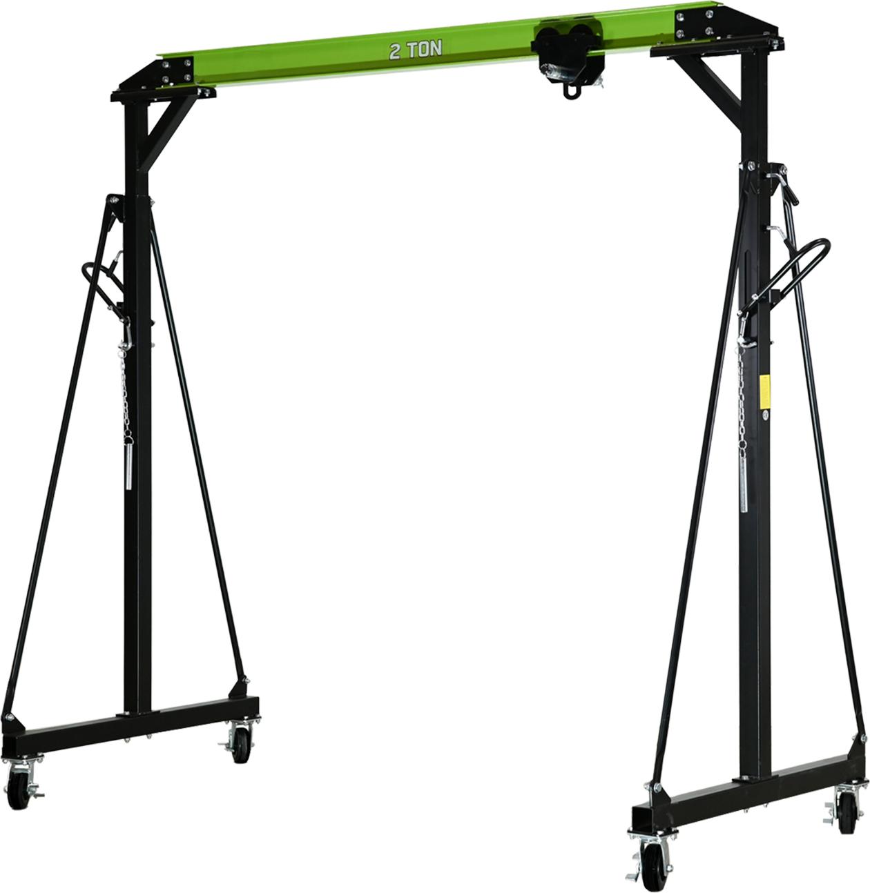 Portalkran mit Laufkatze Tragkraft 2 t Stahl Hubhöhe 2400 - 3600 mm Durchfahrtsbreite Kran 2400 mm