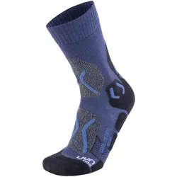 UYN Trekkingsocken Cool aus Merinowolle Herren deep blue/indigo 35-38