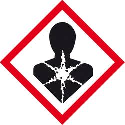 SafetyMarking 31.B1042 GHS-Gefahrenpiktogramm 08 Gesundheitsgefahr Folie selbstklebend (B x H) 26 mm x 26 mm 500 St.