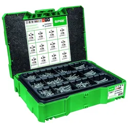 SPAX Sortimentskoffer - Senkkopf T-STAR plus WIROX - Systainer T-Loc inkl. 1.380 Schrauben