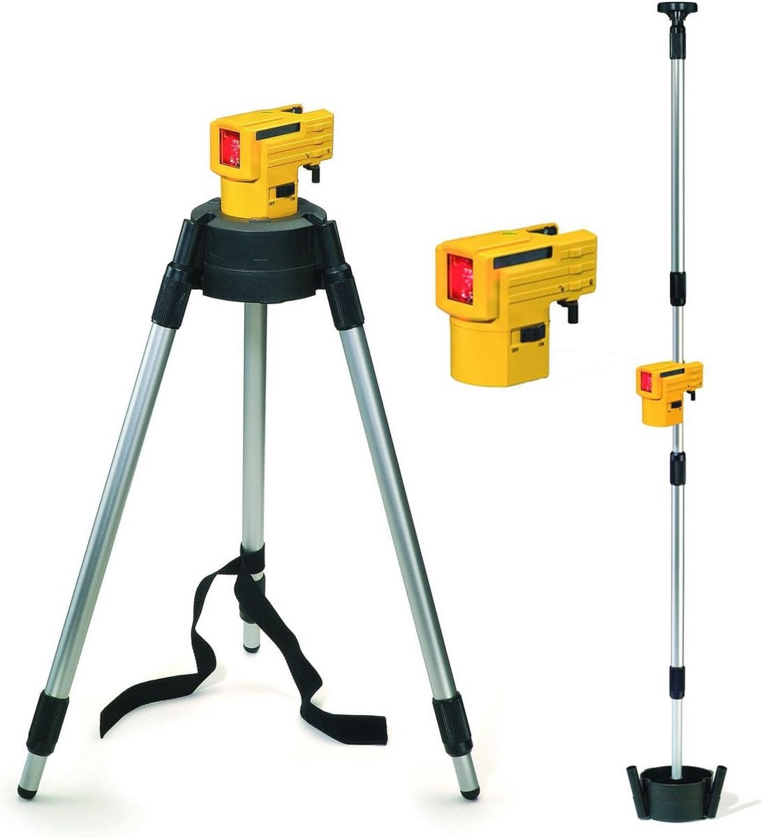 Laser Niveau met Zelfnivellerende Functie - Geel