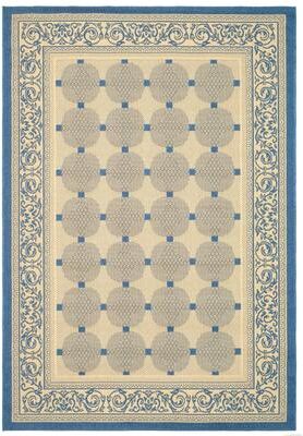 SAFAVIEH Courtyard Laurene Waterproof Patio Backyard Rug